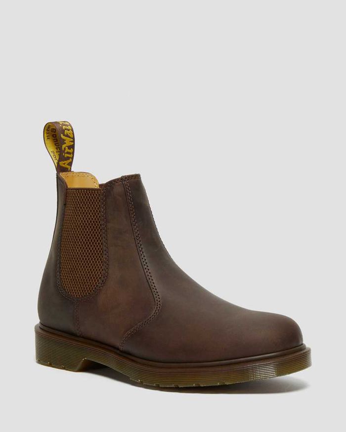 Dr Martens Chelsea Boots Herre Brune 2976 Crazy Horse Læder 2786GPONR